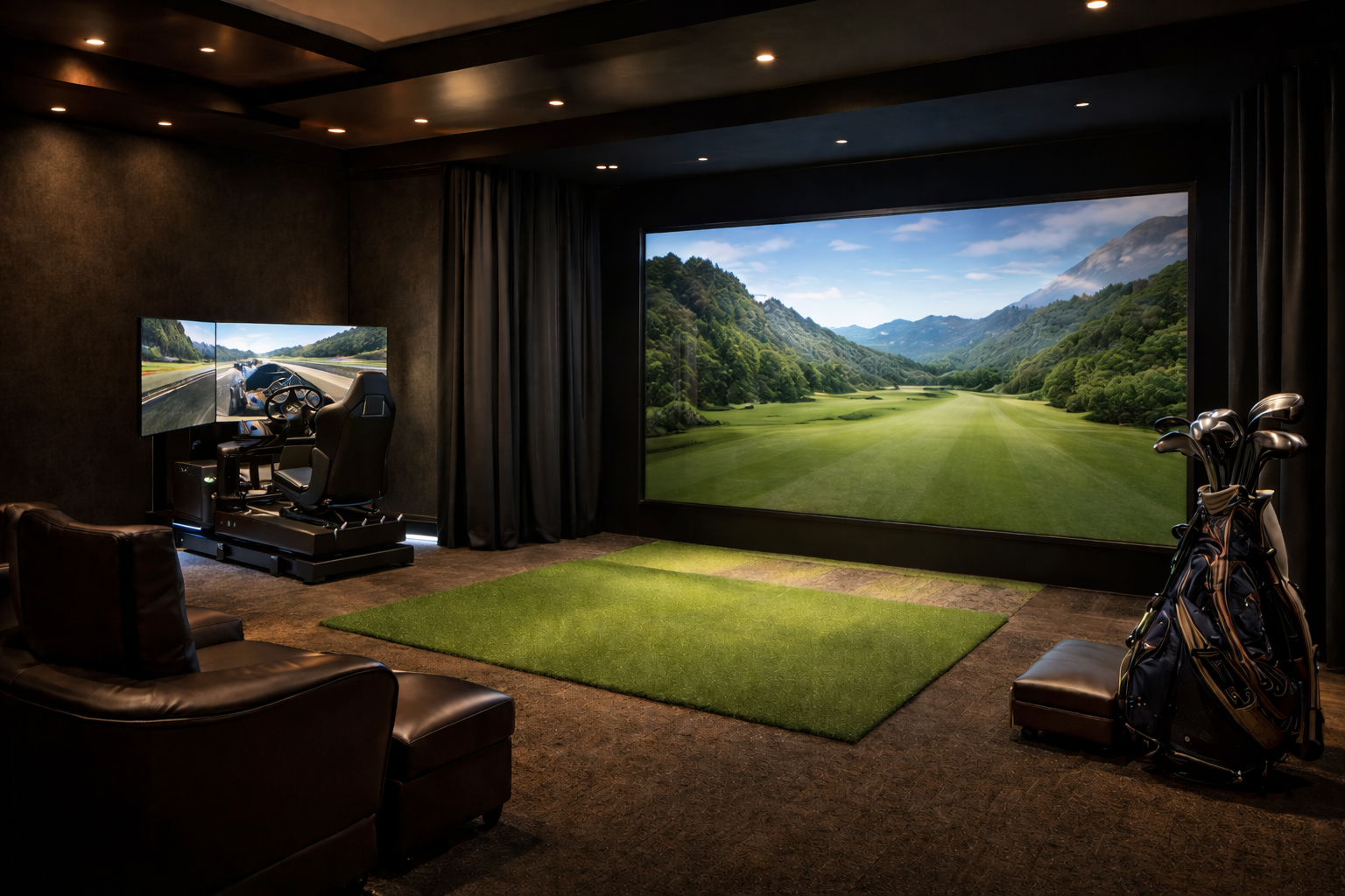 Simulators (Golf & Racing)