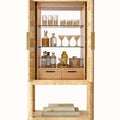 Aureum Luxe Marble Bar Cabinet