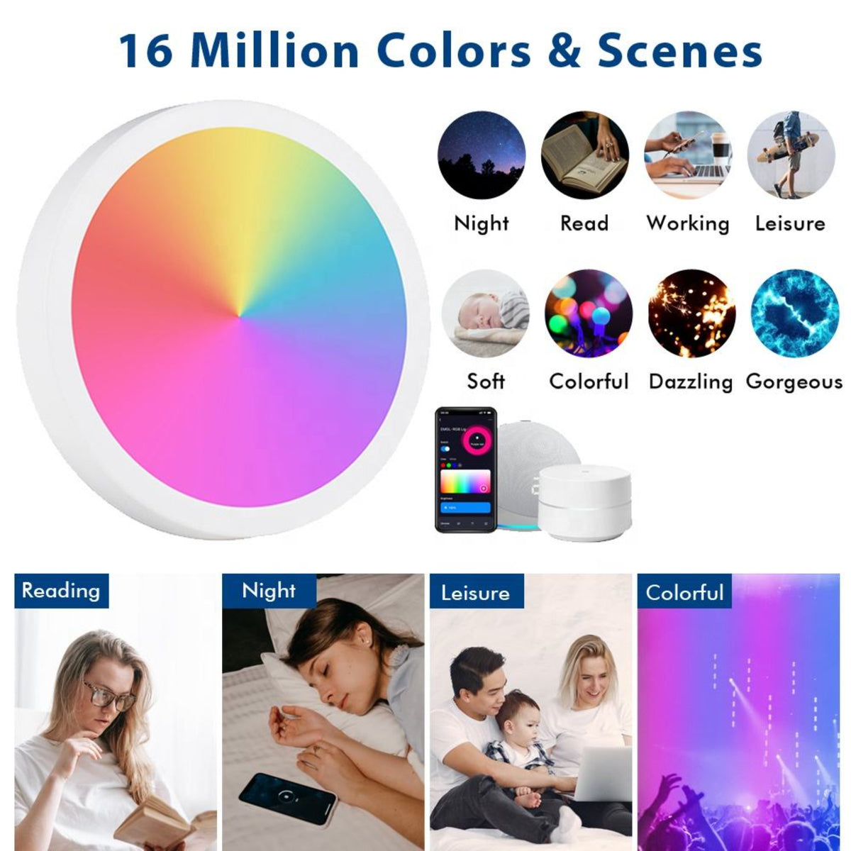 Lumora Lumora HaloSync Smart LED Panel – Paragon Leisure Systems