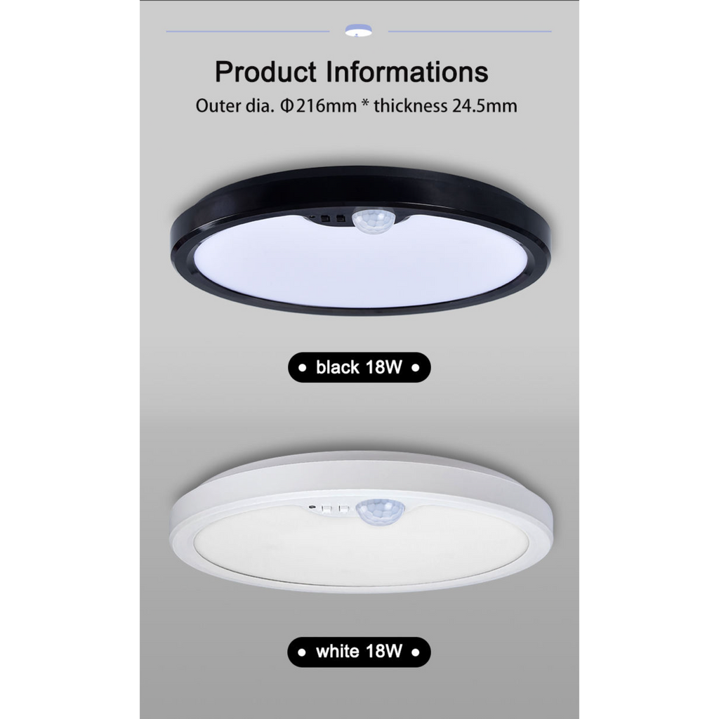 ZenithGlow MotionSense Smart Ceiling Light